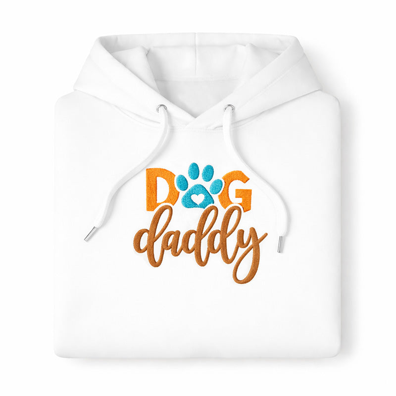 Dog Daddy Hoodie — White