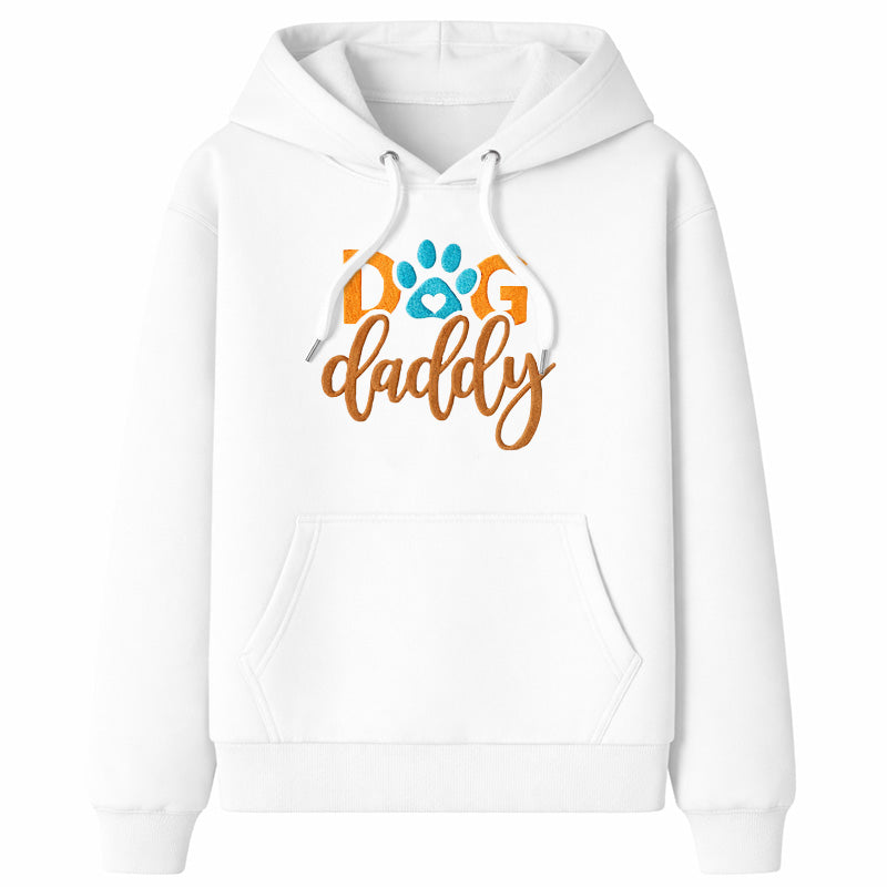 Dog Daddy Hoodie — White