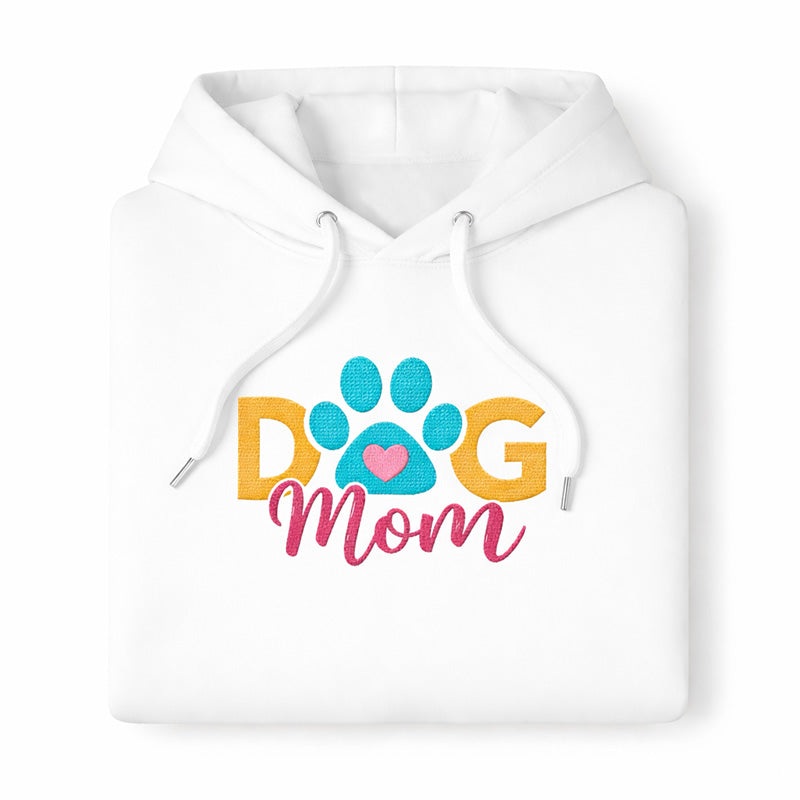 Dog Mom Hoodie - White