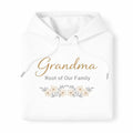 Grandma - Root of Our Family Hoodie - White