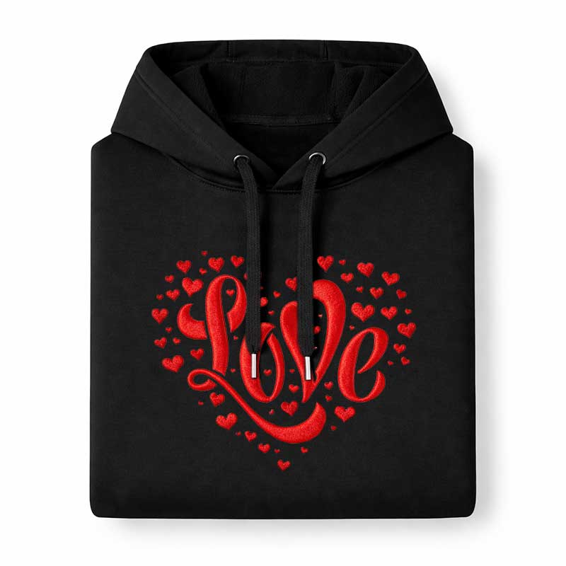 Love Hoodie – Red (Black)
