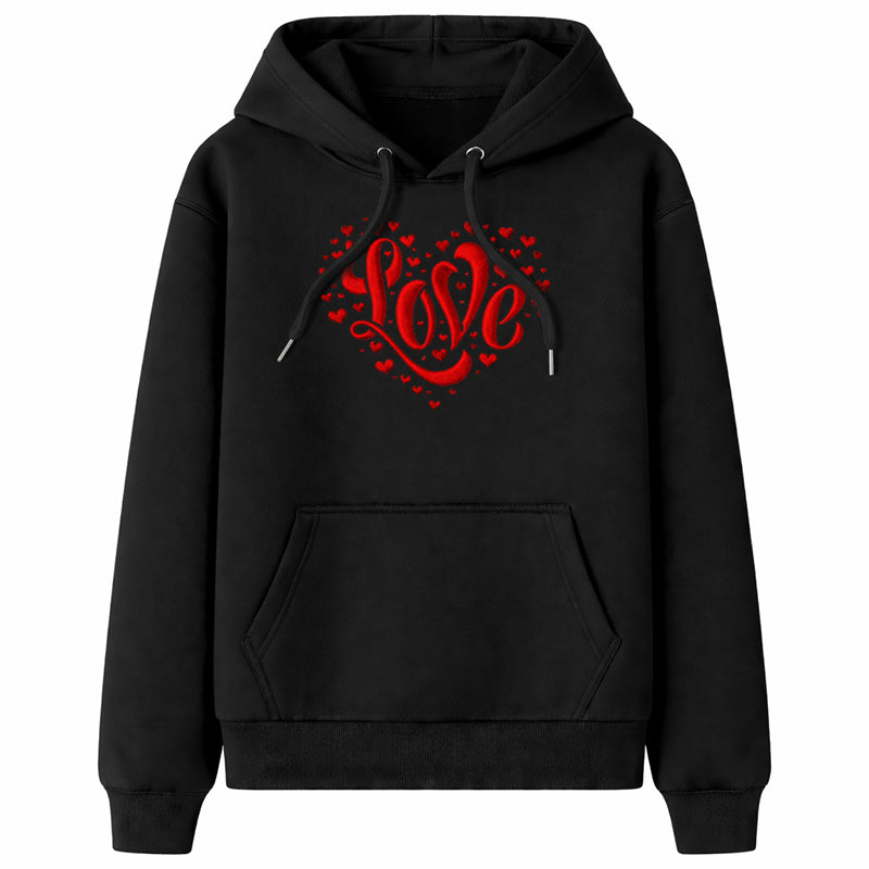 Love Hoodie – Red (Black)