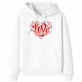 Love Hoodie – Red (White)