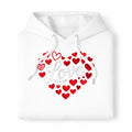 Hoodie Love white (white)