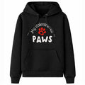 My Valentine Has Paws Hoodie – Black
