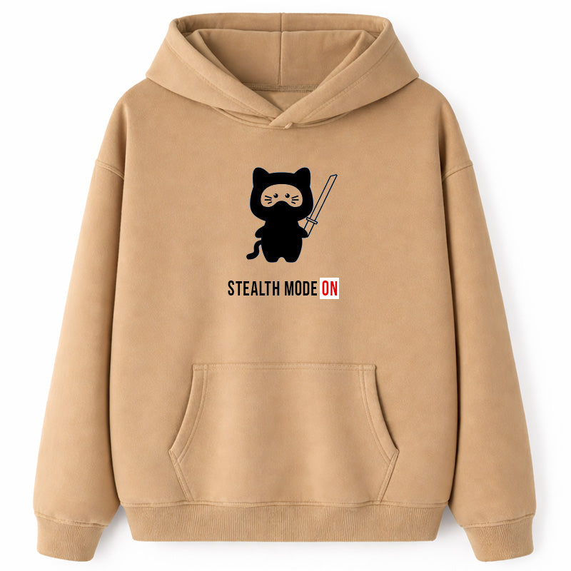 Stealth Mode: ON Hoodie - Ivory