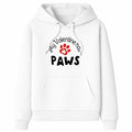 My Valentine Has Paws Hoodie – White